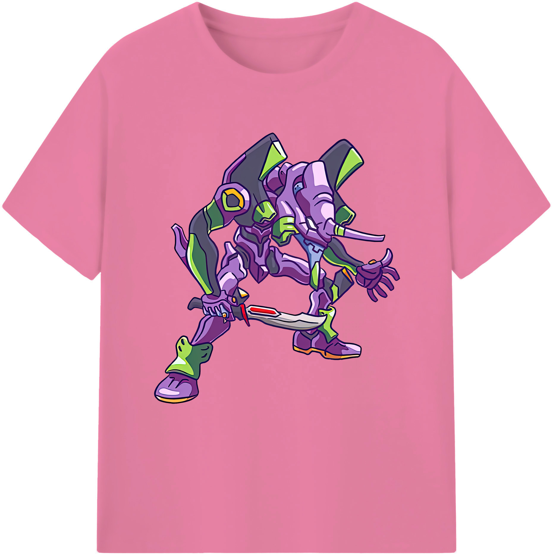 （画像用） EVA 新世紀エヴァンゲリオン 綿100％半袖Tシャツ（フロントプリント）